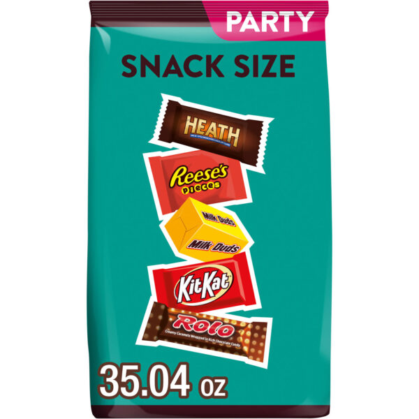 Hershey Assorted Flavored Snack Size Candy, Party Pack 35.04 oz